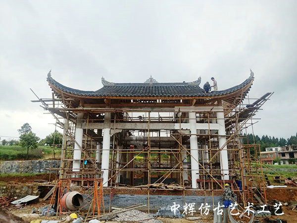 古山門修復