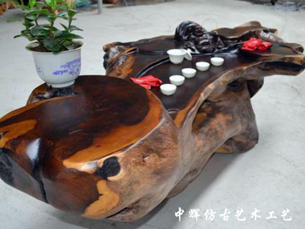 根雕茶幾