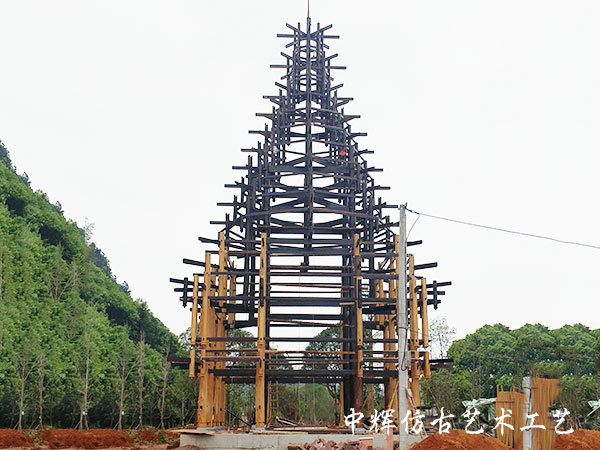 湖南中輝仿古藝術(shù)工藝有限責(zé)任公司,湖南仿古建筑修建,建筑彩繪,文物修繕